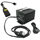 Schauer JAC2036H 36V 20A Automatic Battery Charger with Float Mode + EZGO Powerwise “D” Plug Adapter / SB50 – Golf Cart, Lead Acid, AGM & Gel Batteries