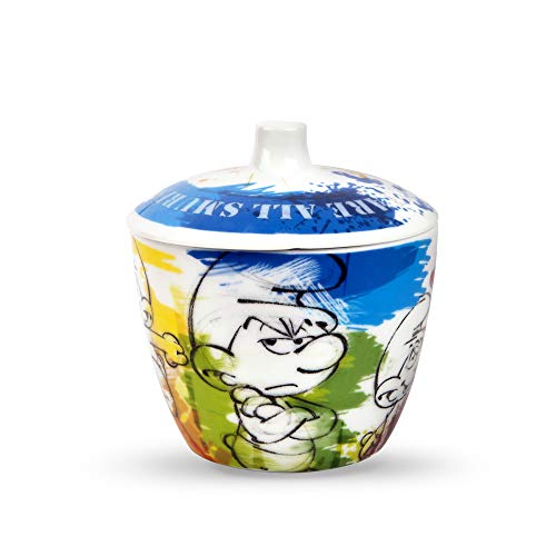 Egan PPU41/X Zuccheriera, Modello Puffi, Porcellana, Multicolore