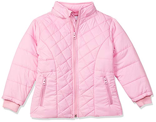 Image of Amazon Brand - Symbol Girls Girls Quilted Winter Jacket with Detachable Hood | Age 2-12 Years