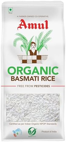 Amul Organic Basmati Rice Bag, 1 kg : Amazon.in: Grocery & Gourmet Foods