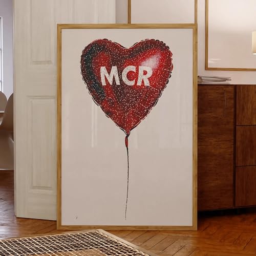 Toile moderne ballon cœur pour salon chaleureux et chambre