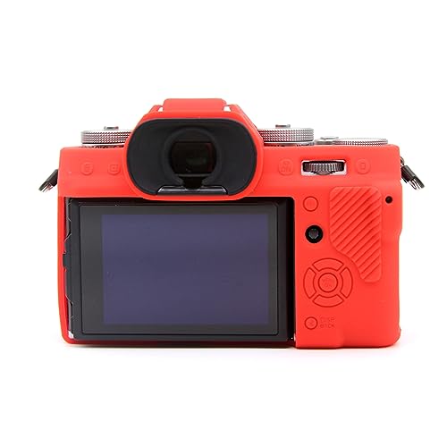 Rieibi Fuji XT5 X-T5 Case, Soft Silicone Protective Case for Fujifilm XT5 X-T5 Camera, Lightweight Fuji X-T5 Camera Case - Red - Image 2