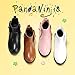PANDANINJIA Gilrs Boots Toddler Kids Fashion Short Ankle Boots Clara Pearls Bow Dress Booties with Zipper (Pink Pu, Size 13)