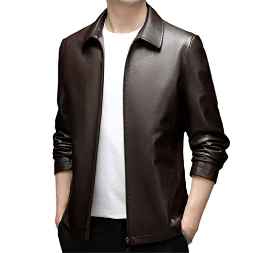 Veste en cuir véritable homme XL pour éliminer le froid du matin