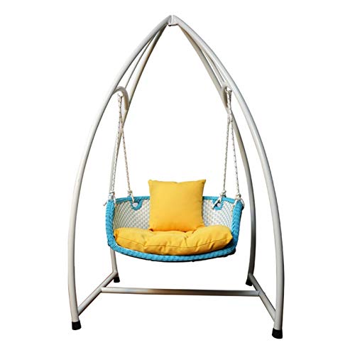 Columpios de porche con soporte, columpio de princesa, muebles de patio, columpio de porche, hamacas perezosas, banco de columpio para porche al aire libre
