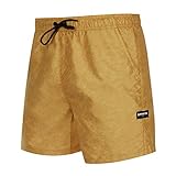 Limpio y fácil de usar. Mystic Watersports - Surf Kitesurf & Windsurfing Mens Brand Swim Boardshort - Mostaza - 100% Poliéster