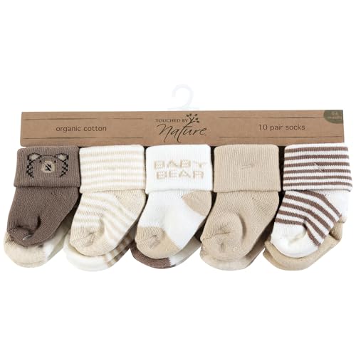 Image of Touched by Nature Baby Organic 6 Pack Cotton Socks