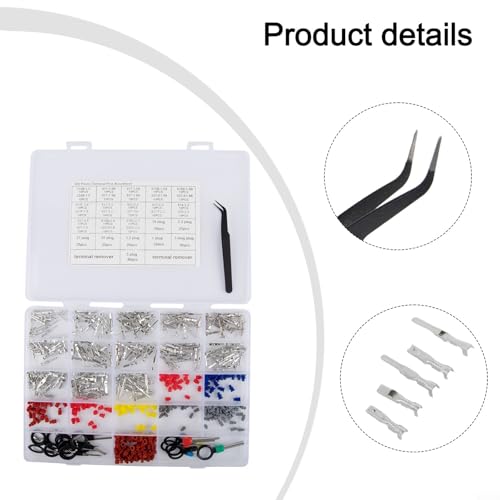 Kit de pines de conector de alta conductividad, terminales y juntas para electrónica de coche 6