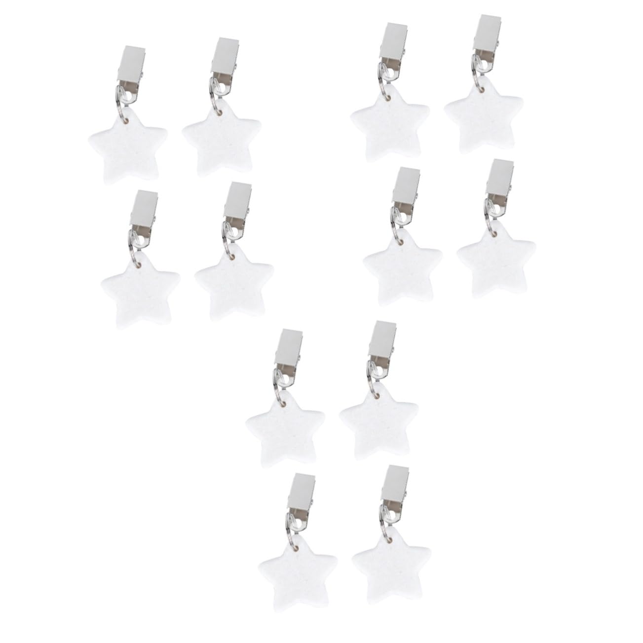 12stücke Outdoor Tischdeckenbeschwerer Sternform Mit Metallclip Für Gartenpartys Hochzeitstisch Und Outdoor-deko Wetterbeständig Und Langlebig