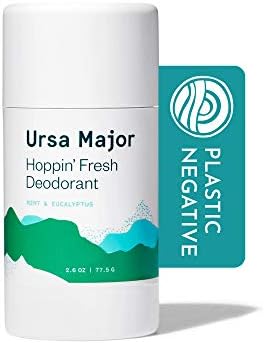 Ursa Major Natural Deodorant - Hoppin' Fresh | Aluminum-Free, Non-staining, Cruelty-Free | Formulated for Men and Women | 2.6 Ounces