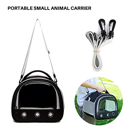 Small Pet Carrier Bag with Mat Guinea Pig Travel Carrier with Strap Portable Breathable Rabbit Carrier Outdoor Pet Bag… - Image 3