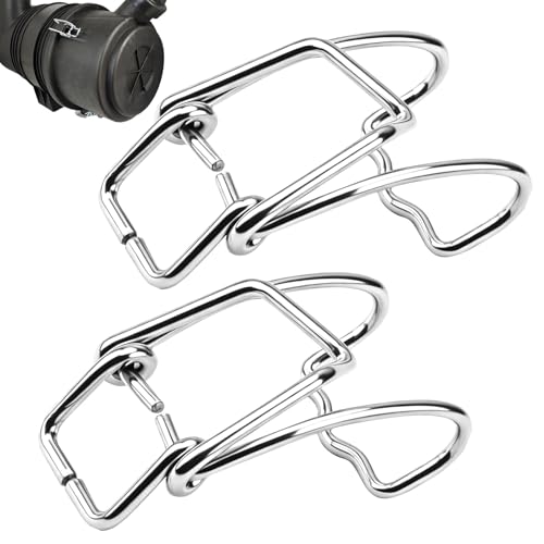 2 Pack P538928 Air Cleaner End Cap Metal Clip Latch Clamp Compatible With Dona-ldson