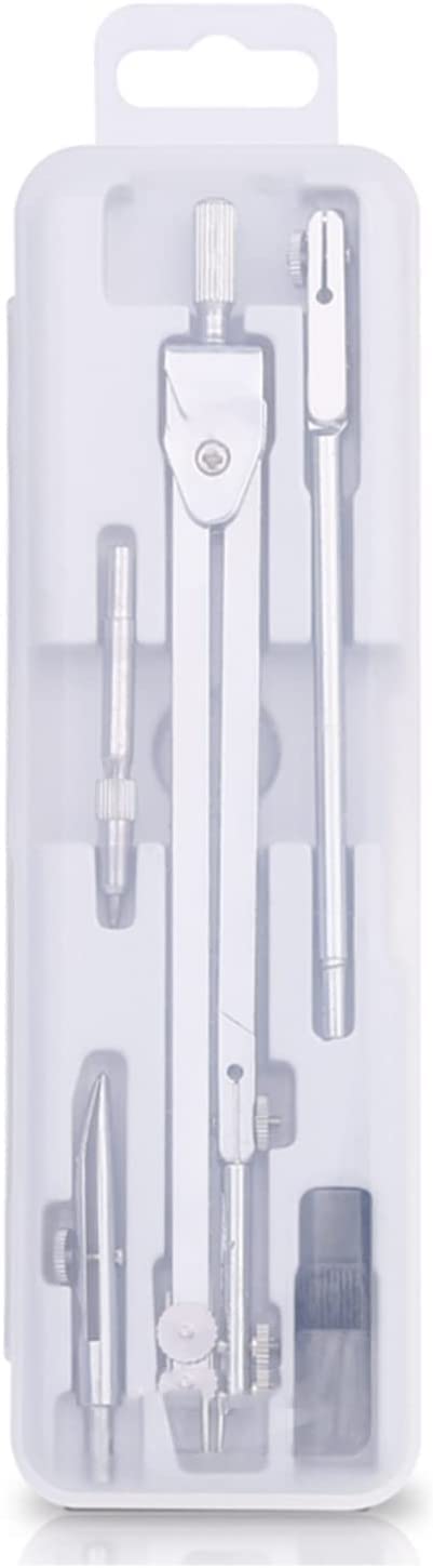 AKAZI Kartografischer Kompass Kompass mit Mittelrad-Sammlung Professionelles Zeichenkompass-Set Traktionskompass-Set for Geometrie-Zeichnungs-Mathe-Büro-Kompass (Color : A) (A)