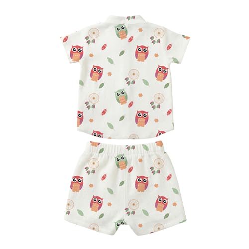 Image of Premium Muslin Baby Shirt & Shorts Set | Ultra-Soft Cotton Co-Ord for Newborns | Lightweight, Breathable & Skin-Friendly Wear