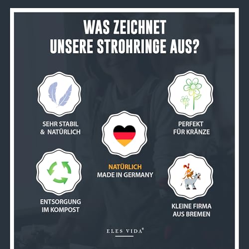 Strohringe - Strohrömer e corona di paglia per