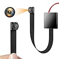 HGYGHO 64GB Mini Telecamera, 1080P DIY Piccola Videocamera con Batteria 2000mAh, 11 Ore di Lunga Durata Della Batteria Mini Telecamera di Sorveglianza Sicurezza con Rilevamento del Movimento(No WiFi)