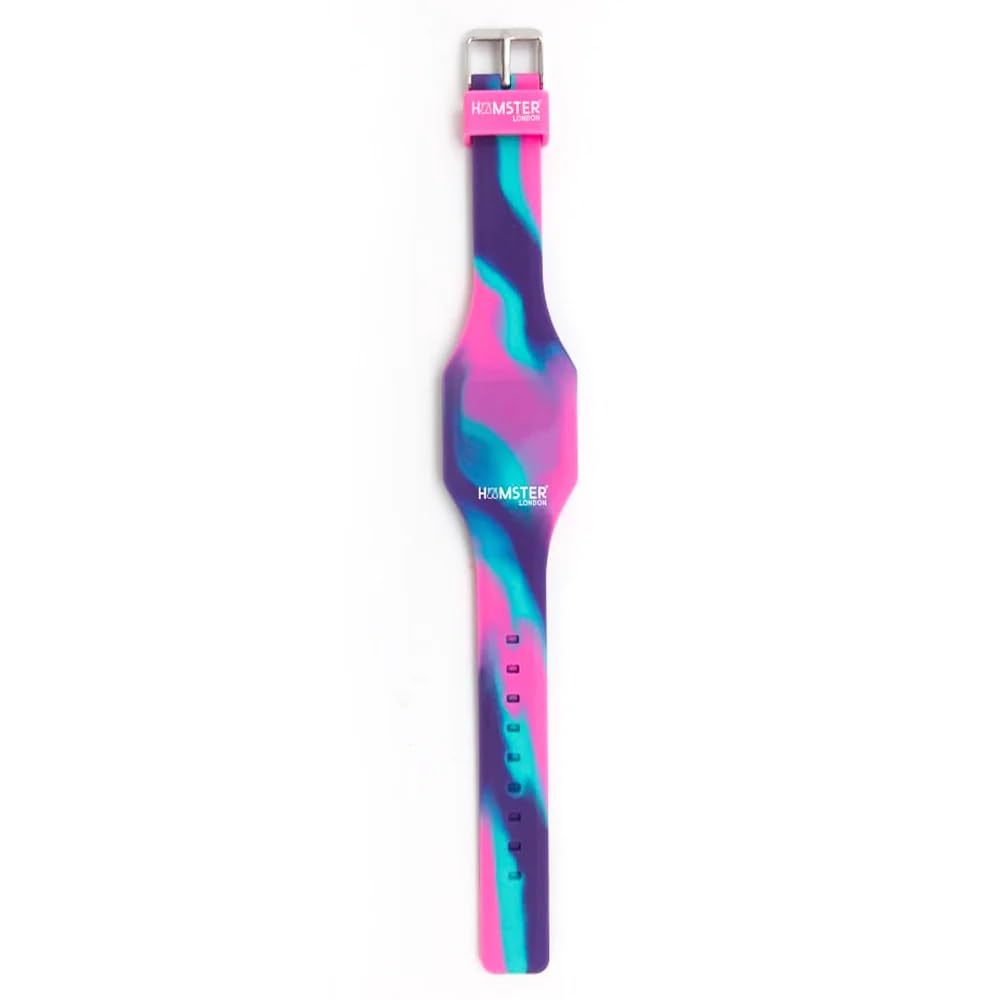 HAMSTER LONDON Silicon Glitter Digital LED Band Wrist Watch Swirl Pink Digital Unisex Casual Watch for Boys/Girl (B0CST762XM) Amazon Price History, Amazon Price Tracker