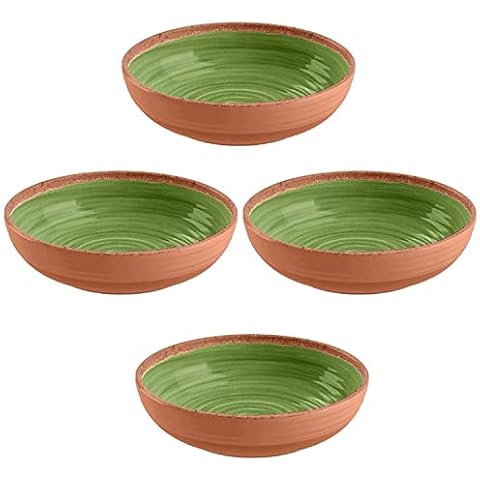 Auntie Morags Rustic Swirl Melamine Bowl Set Cover