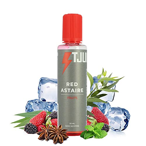 Red Astaire 50ml - T-Juice - 40% PG - 60% VG - sans nicotine sans tabac