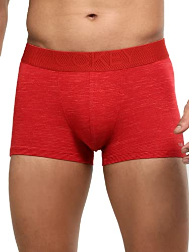 Image of Jockey LM06 Men's Bamboo Cotton Elastane Mesh Trunk with Ultrasoft Waistband and Stay Dry Treatment