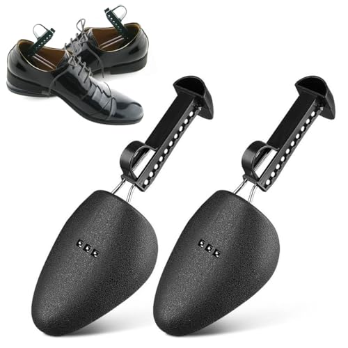 DOKRIN Hormas para zapatos,Hormas ajustables para zapatos de hombre, color negro, hormas moldeadas