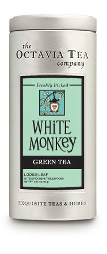 Octavia Tea White Monkey (Green Tea), 1.41-Ounce Tin