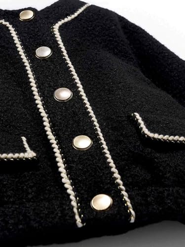 Abel & Lula Sherpa jacket for Girls Black3