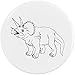 Azeeda 58mm 'Triceratops' Bouton de Badge (BB00064826)