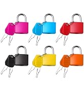Set 4 Lucchetti Pesanti Colorati In Ottone – Piccoli Per Bagagli, Valigie E Armadietti
