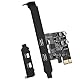USB C PCIe Karte 2 Ports (Power Delivery), USB 3.0 Karte 5Gpbs Schnellladung 20W für PC Desktop