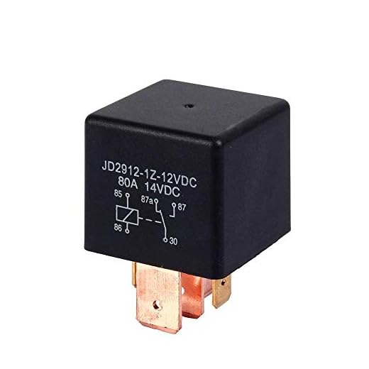 DC 12V Relä 80A AMP Split Charge 5 Pin Auto Relay for Automobile Van Boat Truck Durable Automobile Relay