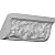 Ekena Millwork MDB06X06EM 5 H x 6 1/8" P x 13 7/8" L Emery Moulding Coupling, Factory Primed White