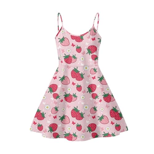 Image of Biyejit Women Casual Loose Dress Strap Long Summer Beach Swing Dress