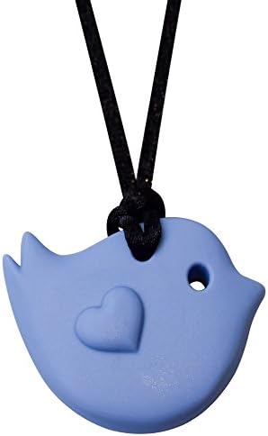 Munchables Little Bird - Sensory Chew Necklace (Blue)