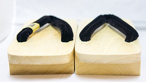 Cp Technology [Japan Made] Geta Traditional Sandals 2 Heels Paulownia Wood Clogs (30Cm) #TOP3