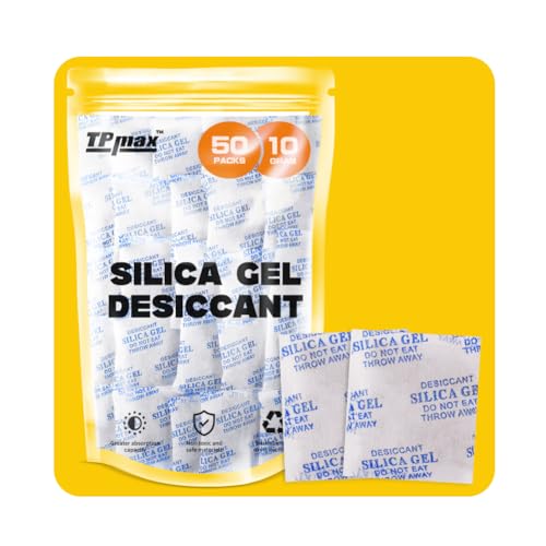 Sachets Déshumidifiants Gel de Silice 10g contre Moisissure et Humidité Électronique