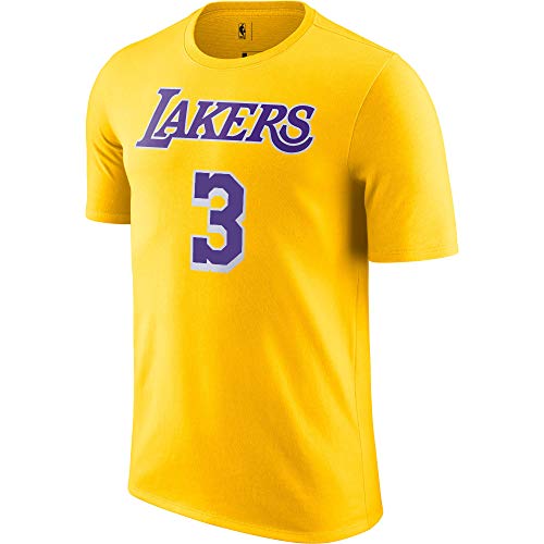 Image of Outerstuff NBA Youth Performance Game Time Team Color Player Name and Number Jersey T-Shirt