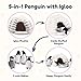 Snug A Babies Penguin Stuffed Animal Set - 4 Soft and Cuddly Plush Penguins with Igloo - Perfect Penguin Plush Toy for Kids to Play, Cuddle, and Uplift Social Skills - Soft, Huggable, and Safe