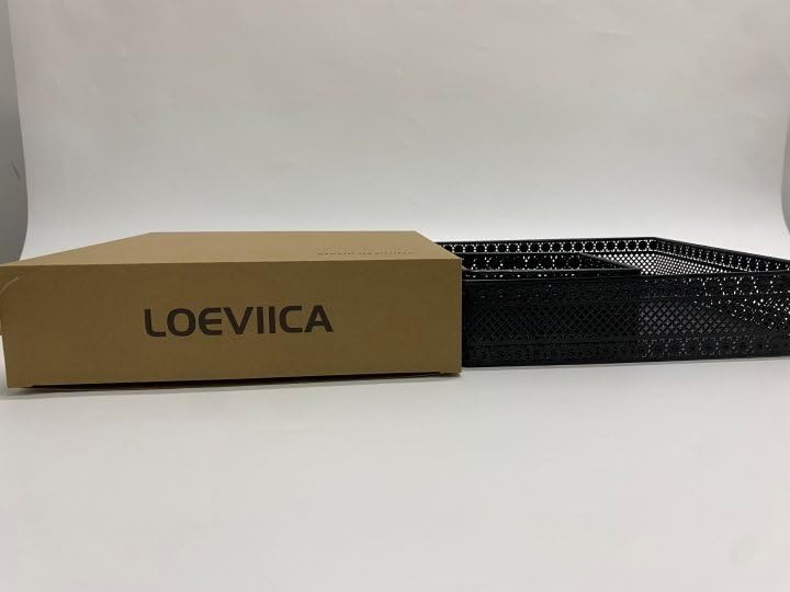 Miniatura 2 de LOEVIICA Caja de almacenamiento organizadora de cajones de metal, organizador de armario de lujo y cestas de almacenamiento, divisores organizadores