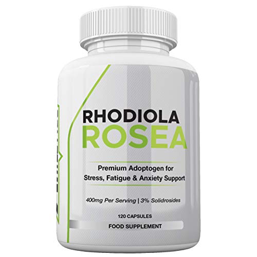 Rhodiola Rosea Capsules by Freak Athletics 120 200mg Capsules - 400mg Per Serving - High Quality Rhodiola Rosea Extract - Made in The UK