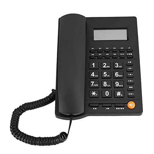 Business Office Landline Telephone, Ergonomic Design, Business Corded Telephone, Noise Cancelling, for Home, Hotel, Business, Office