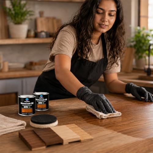Image of Magnifico Monocoat Oil for Wood Finishing & Restoration, Sports Equipment, Wall Base Coat & Putty, Tools & Hardware - Natural Wood Varnish 200 ML
