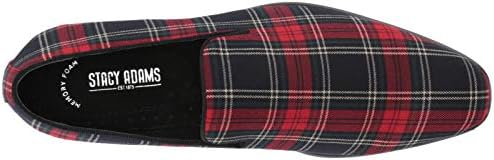 Stacy Adams Women's Steward Plaid Slip-On Loafer, Red Multi, 7 | Image 4