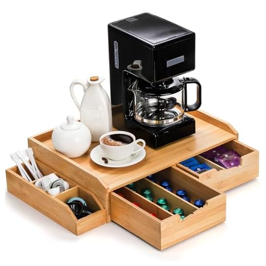 SOUJOY Bamboo Drawer Organizer