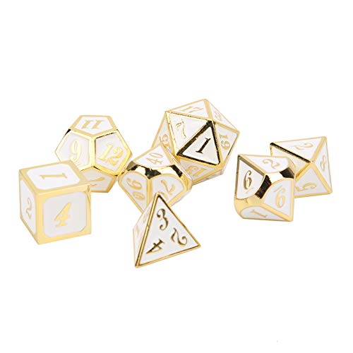 Set di Dadi in Metallo DND, 7 Pezzi Set di Dadi