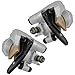 Caltric Front Left Right Brake Caliper with Pads Compatible with Yamaha Bear Tracker 250 Yfm250 X 2001 2002 2003 2004