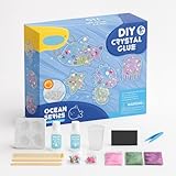 Try & Getfun – Kit de Resina Epoxi para manualidades | Moldes de Silicona con Criaturas del Mar | Manualidades Creativas Educativas con Purpurina y Adornos Marinos