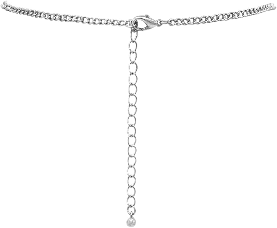 Rosemarie & Jubalee Women's Unique Faceted Crystal Bead With Spikes Waterfall Collar Necklace Earrings Set, 16"+3" Extender