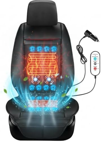 16 Fans 3 in 1 Massage Cushion with Winter, Cooling Seat Covers, ...
