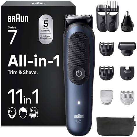 Braun Tondeuse Tout-En-Un Series 7, Kit 11-En-1, Lame ProBlade, T...